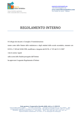 SCRITTURA PRIVATA - Nuovo Liceo Artistico