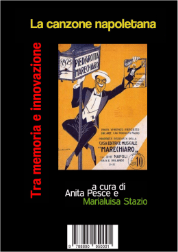 La canzone napoletana - Istituto di Studi sulle Societ&agrave; del