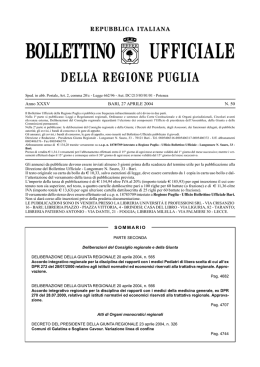 dpr 272/2000 - Regione Puglia