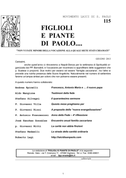 Scarica Numero 115 - Laici di San Paolo