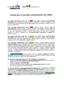 " " mms“ecologica sa. - Comune di Piandimeleto