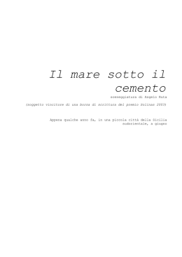 sceneggiatura