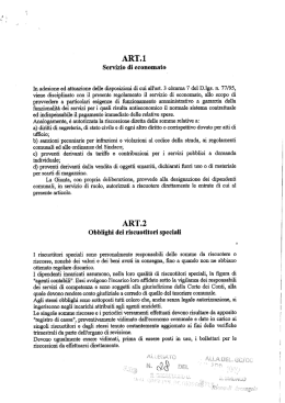 Regolamento economato - Comune di Villachiara