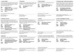 1. Lezioni di Skate 5. Giochiamo con otto I 9. Badminton 2