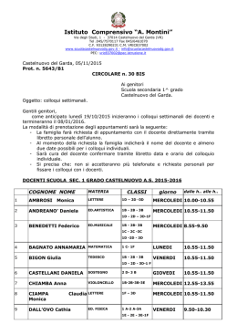 Istituto Comprensivo "A. Montini" di Castelnuovo del Garda