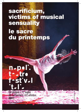 brochure - Napoli Teatro Festival Italia