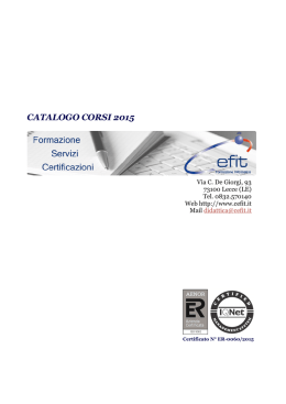CATALOGO CEFIT 2015 Fondimpresa 1