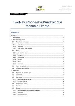 Manuale TwoNav Android