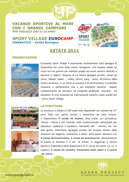 sport village eurocamp estate 2014