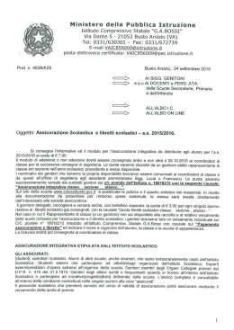 circ. assicurazione 2015-16 - istituto comprensivo statale "GA BOSSI