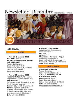 Newsletter 12.2011 - Campeggio Estense