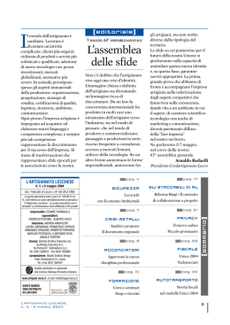 L` assemblea delle sfide