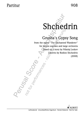 Shchedrin - Schott Music
