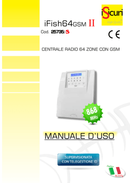 MANUALE D`USO iFish64gsm II