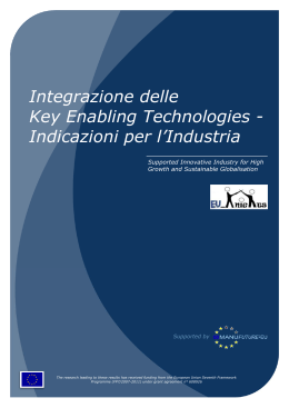 Integrazione delle Key Enabling Technologies