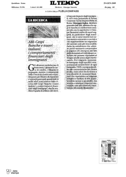 Rassegna Stampe Forum CSR 2009