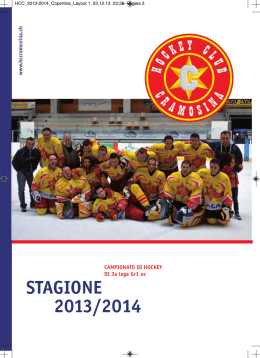 STAGIONE 2013/2014