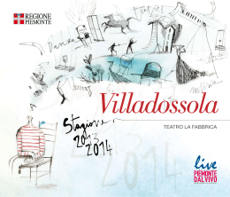 Villadossola - LIVE Piemonte dal Vivo &ndash; Circuito regionale dello
