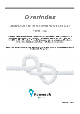 Overindex - Bipiemme Vita