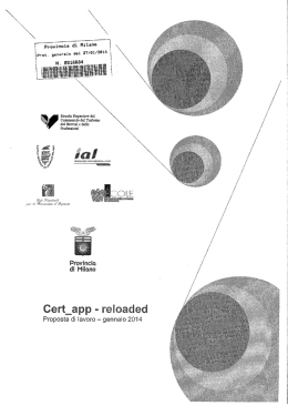 Cert`App Reloaded Allegato - Città metropolitana di Milano