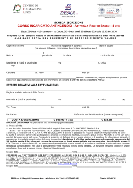 CORSO INCARICATO ANTINCENDIO