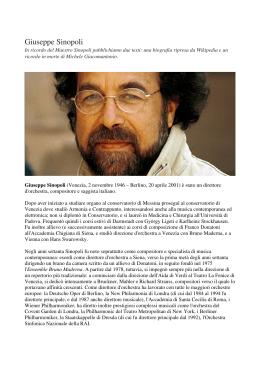 Giuseppe Sinopoli - Archivio Storico Eoliano