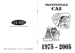 COOPERATIVA PER L`ABITAZIONE CA2