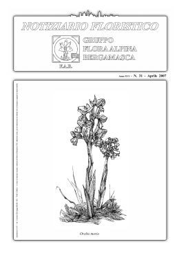 APR 2007 - Flora Alpina Bergamasca