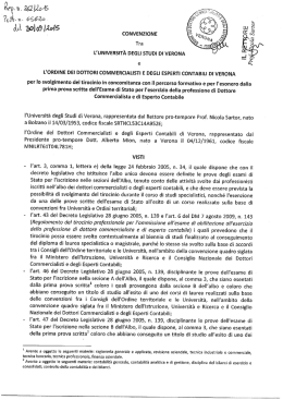 L`ORDINE DEI DOTTORI COMMERCEALISTI E DEGLI ESPERTI