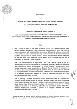 Testo Completo della Convenzione - Perdoc