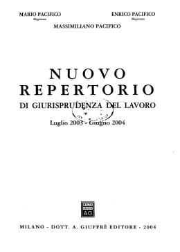 nuovo repertorio