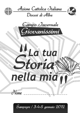 Il mio progetto di vita&hellip;