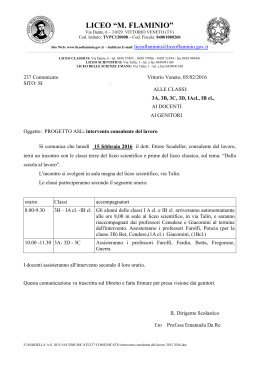 237 COMUNICATO intervento consulente del