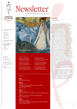 versione scaricabile - Fondazione Enzo Piccinini