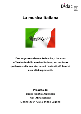 La musica italiana