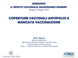 Coperture vaccinali antipolio e mancata - Salute Emilia