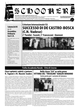 successo di de castro-bosca - Club Nautico Marina di Carrara