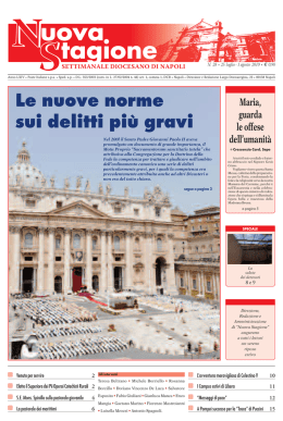 Nuova Stagione - Chiesa di Napoli