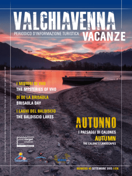 VACANZE - Consorzio per la promozione turistica della Valchiavenna