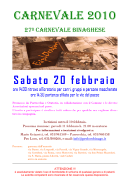 carnevale 2010 - Pro Loco Binago