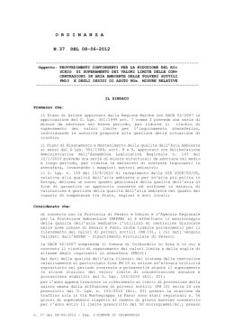 ordinanza n.37 del 08-06-2012 - Portale degli Enti