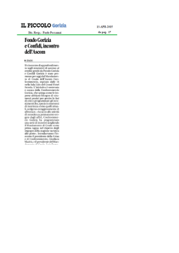 Rassegna stampa 13.04.2015