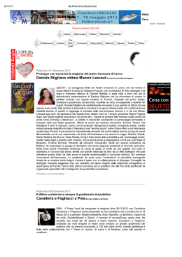 Stampa - Gli Amici della Musica Net