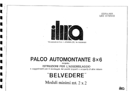Palco automontante ILMA 14x12