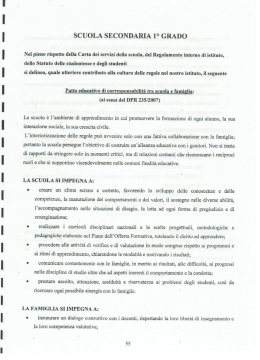 patto di corresponsabilità