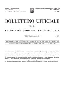 Norme di semplificazione in materia di - Sito non definito