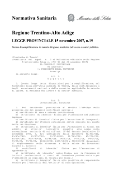 trentinoaa - Ordine Nazionale dei Biologi