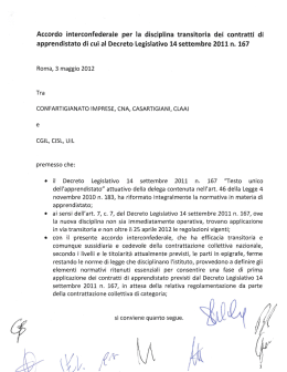 leggi accordo - FEMCA-Cisl