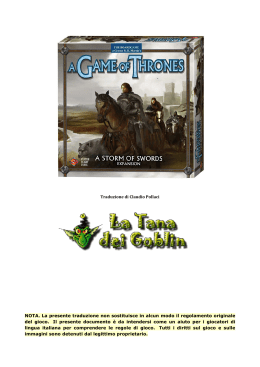 storm of swords - La Tana dei Goblin