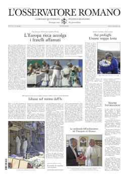 l`osservatore romano